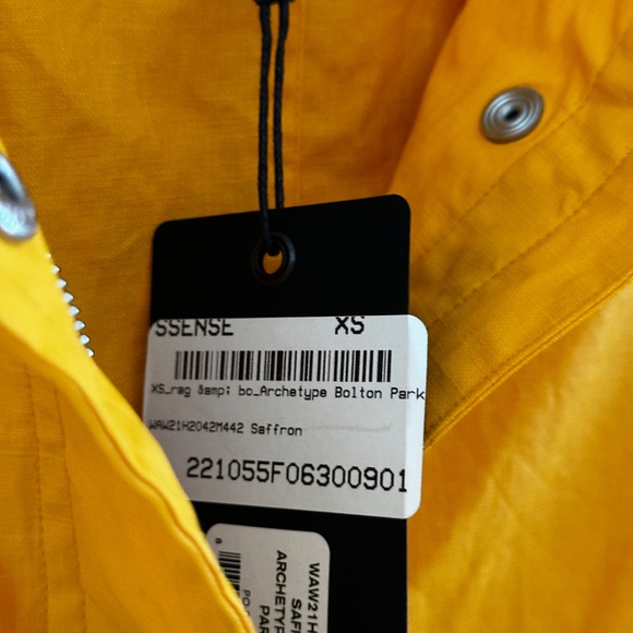 Rag and Bone Yellow Raincoat - Picture 5 of 8